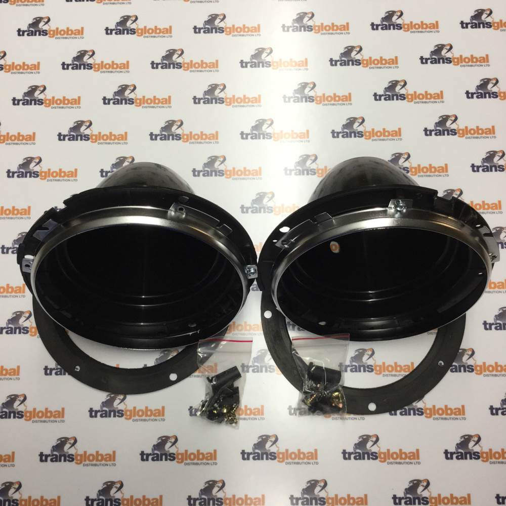 7" Headlamp Light Bowl Kit x2 for Land Rover Series 2 2a 3