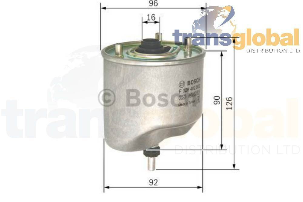 Engine Fuel Filter Suitable for Various Vehicles - Bosch - F026402862