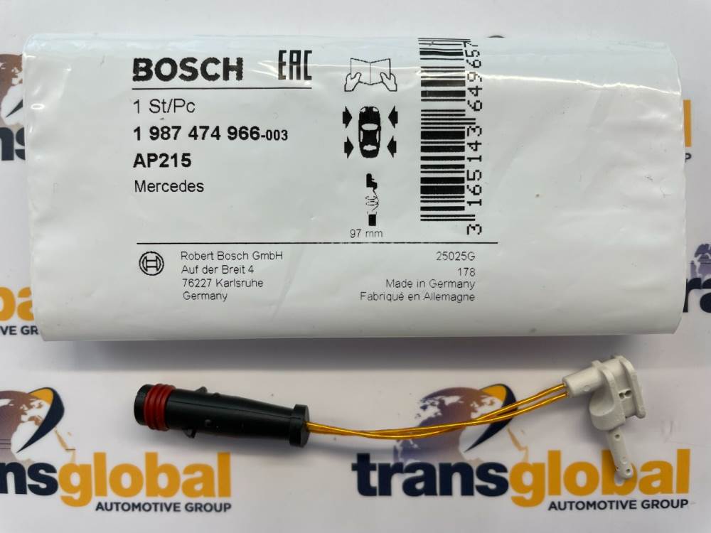 F. Brake Pad Lining Wear Sensor Suitable for Various Vehicles BOSCH 1987474966