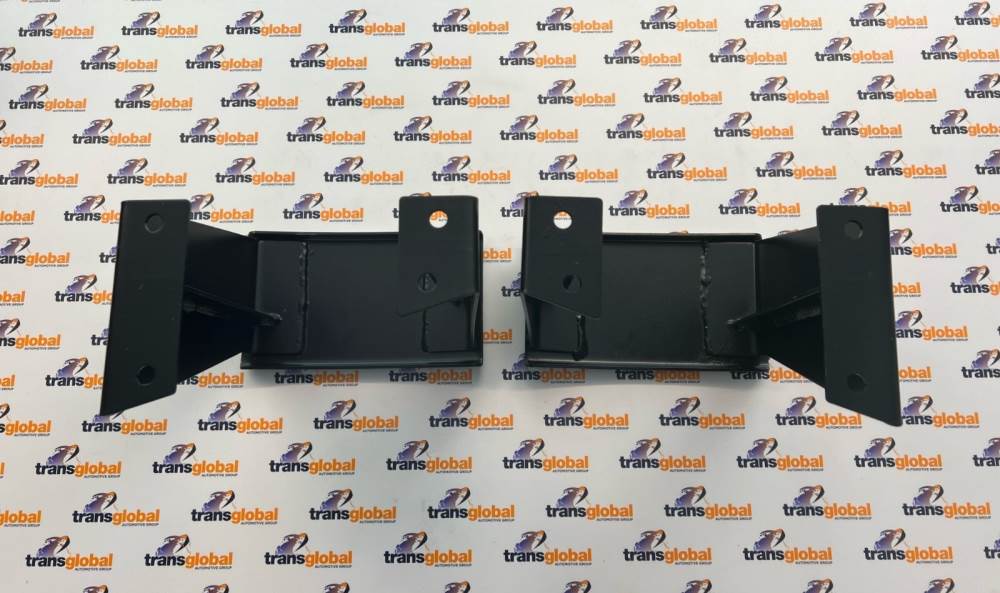 Rear LHS RHS Black Military Style Steel Bumperettes for Land Rover Defender - Image 3