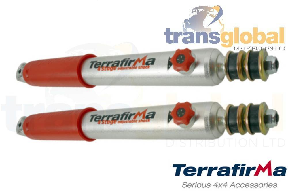 Rear +2" 4 Stage Adjustable Shock Absorbers for Range Rover P38 TF177