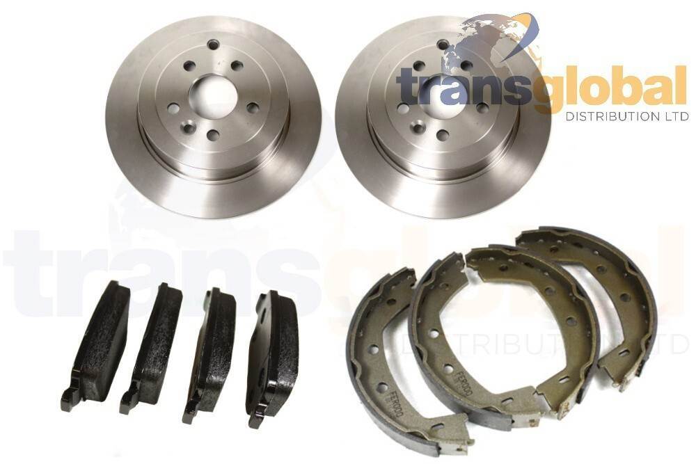 Rear Brake Discs,Pads & Shoes Kit for Land Rover Freelander 2 2006 on