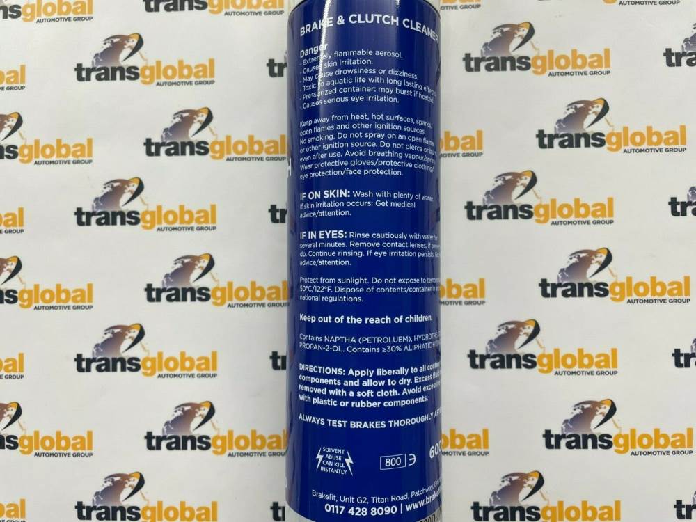 Brake & Clutch Cleaner Aerosol 500ml Brakefit BBC600 - Image 2