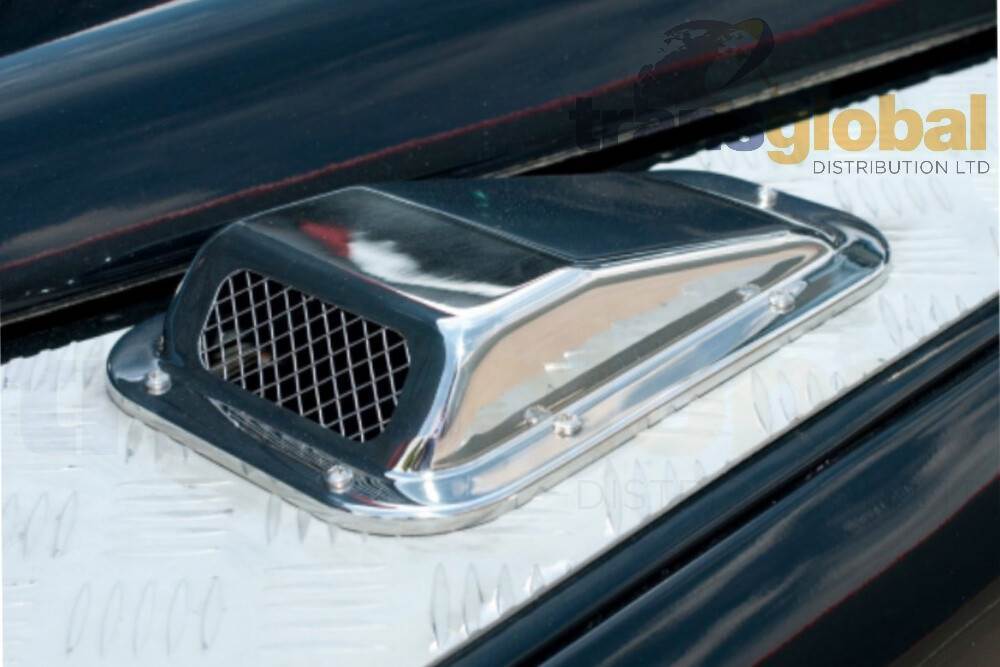 LH Stainless Steel Wing Top Air Intake Grilles for Land Rover Defender