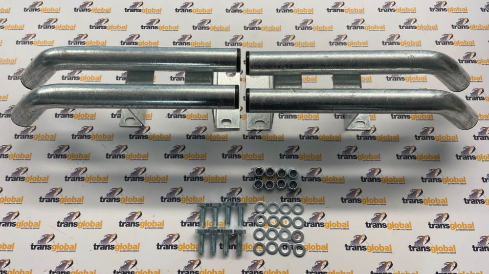 1" Galvanised Tubular Rear Bumperettes for Land Rover Defender to 2016 - Image 3