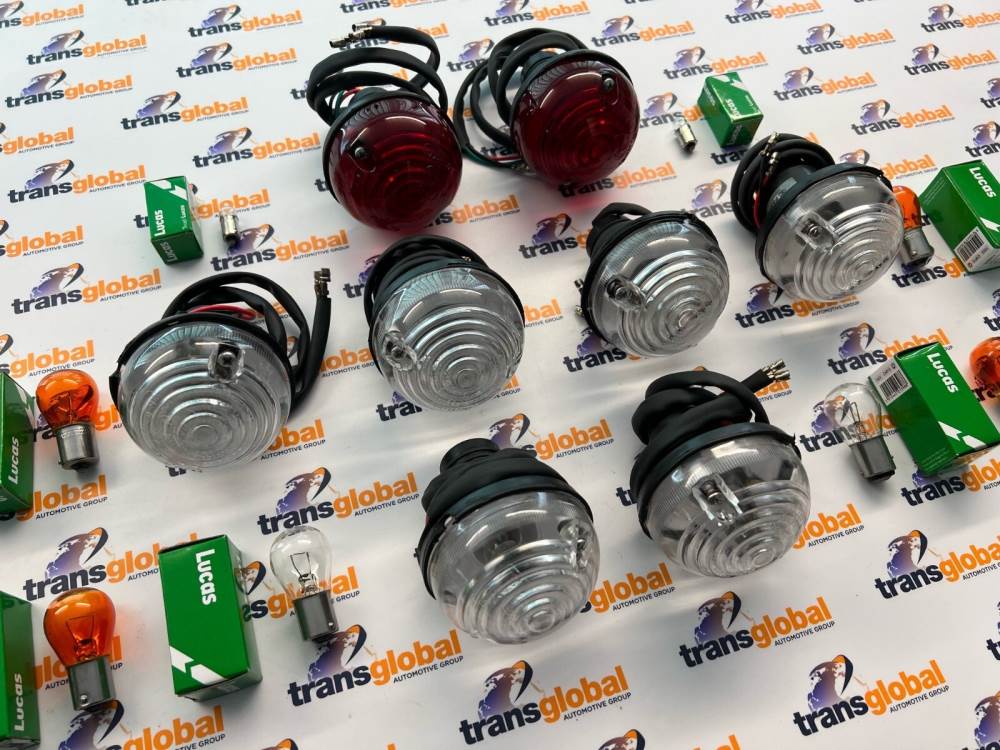 Light Lamp Set Clear Indicators Side Brake for Land Rover Series Defender to 94 - Image 2