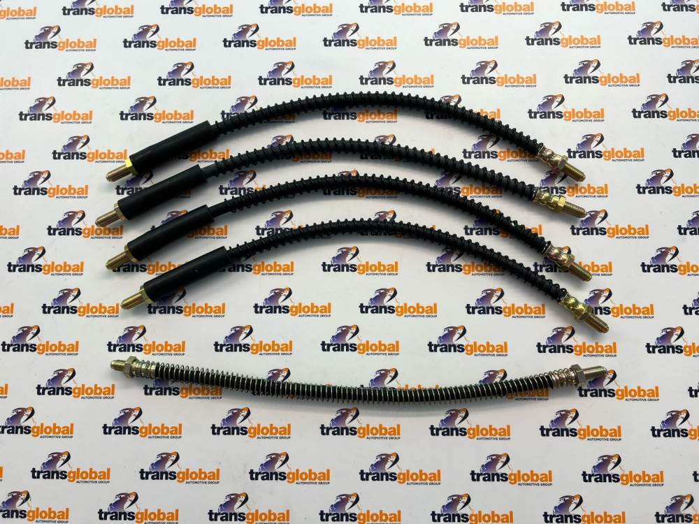 Front & Rear Flexible Brake Hose Set for Land Rover Discovery 1 NRC4401 NTC3458