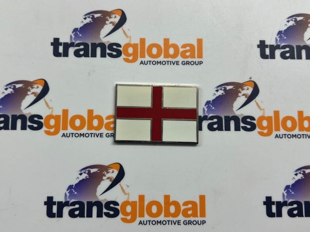 St George Cross England Enamel Emblem Wing Motorsport Badge Mini Jaguar Aston
