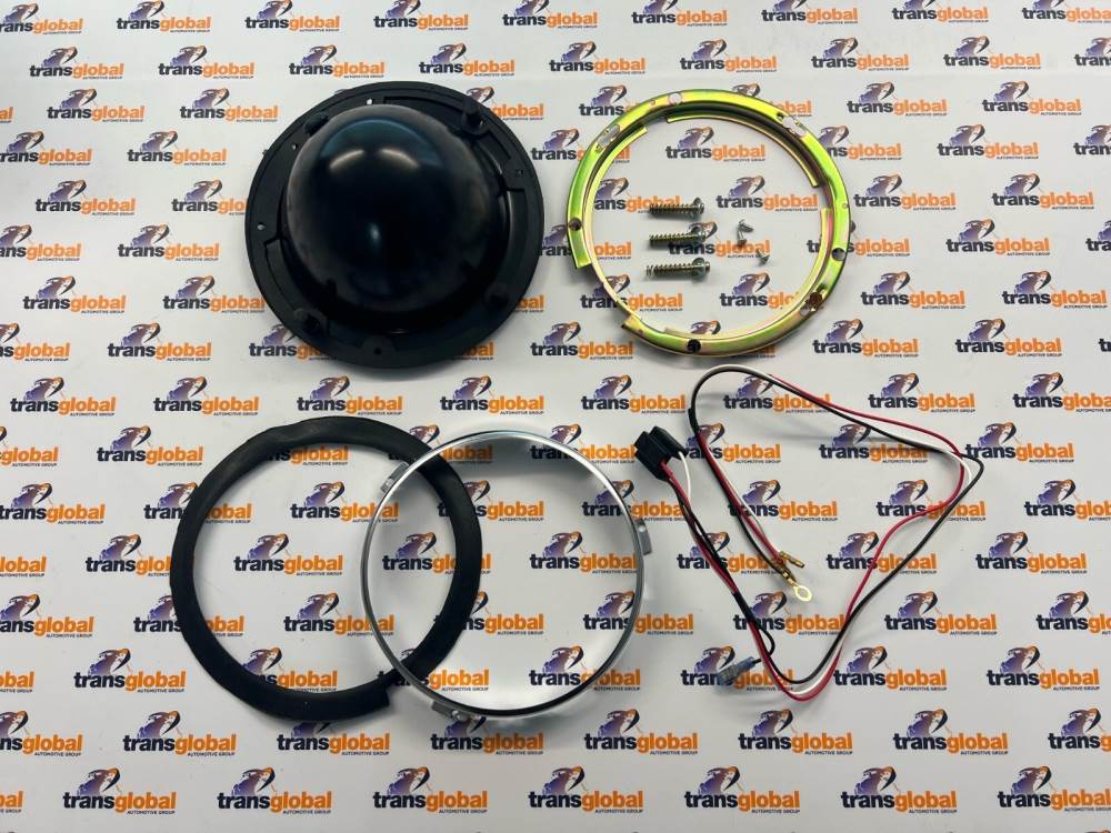 7" Headlamp Light with Metal Bowl Kit x2 for Classic Mini EP4658 - Image 2