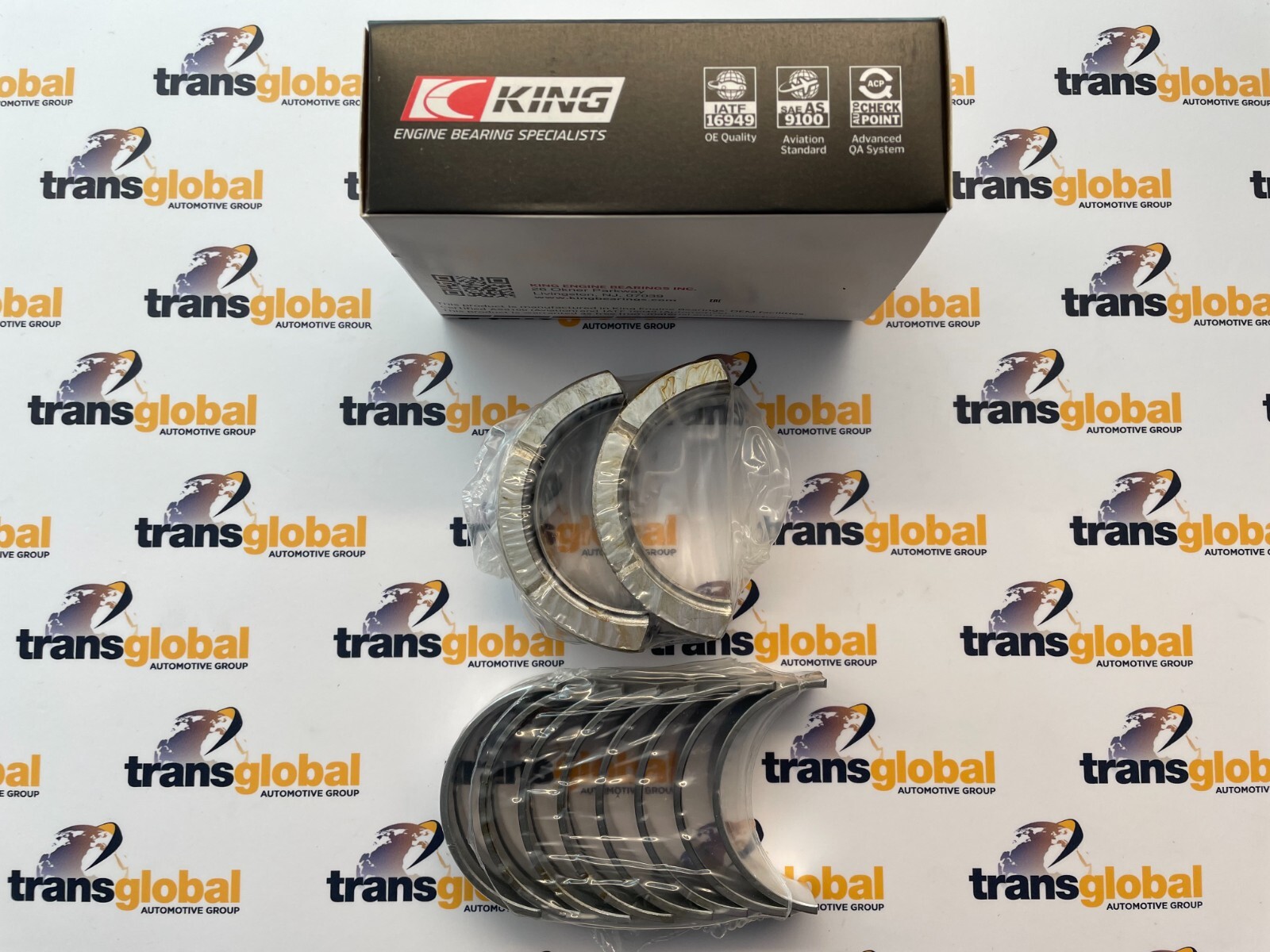 Crankshaft Main Bearing Set Land Rover Discovery 3.5 3.9i V8 Petrol RTC1718 KING