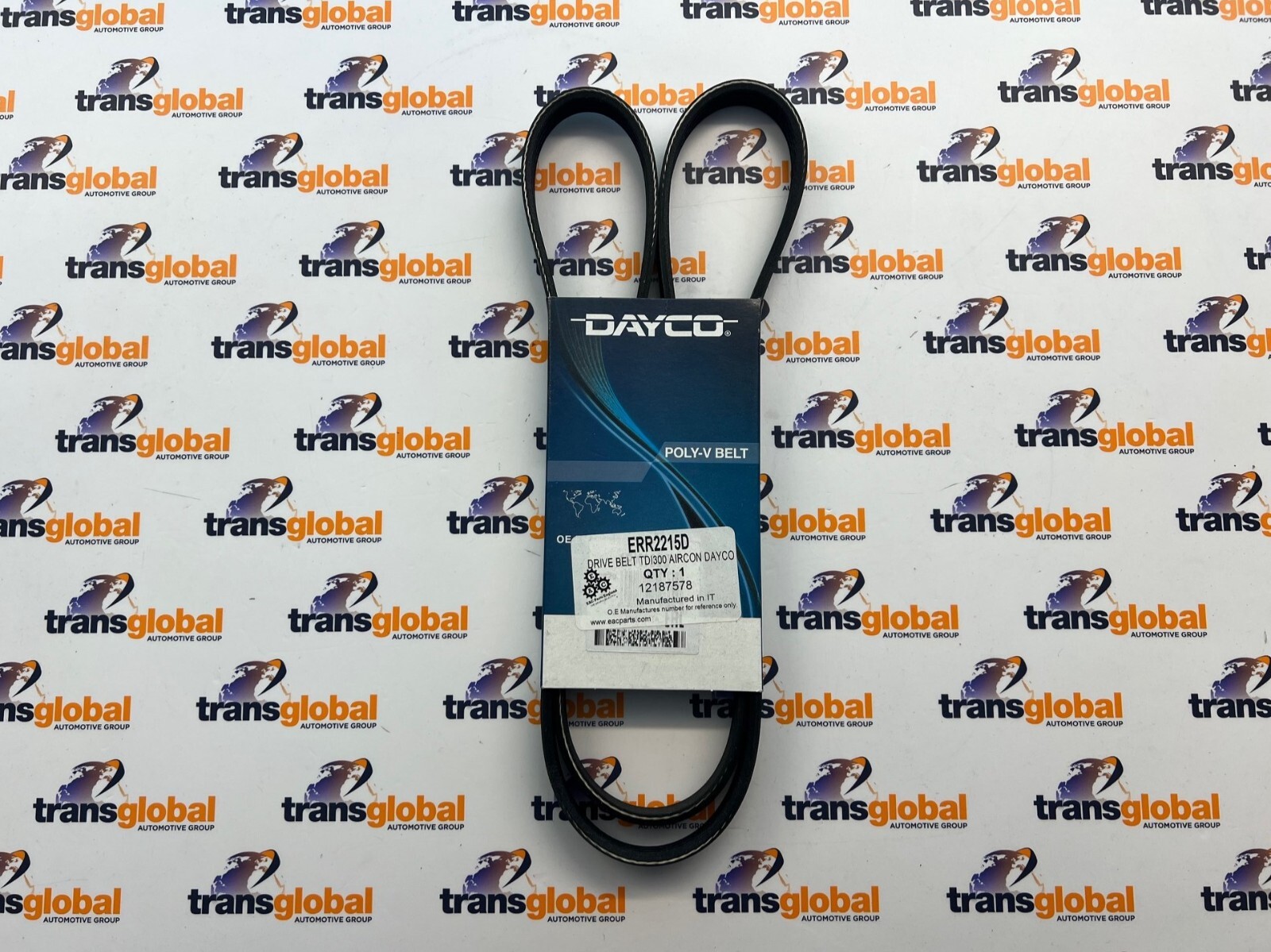 Drive Belt for Land Rover Defender 300Tdi Air Con AC Multi Rib DAYCO OE ERR2215