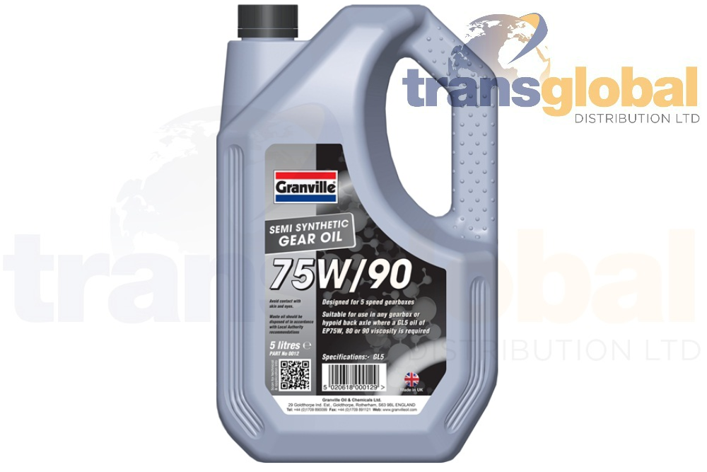EP 75W-90 Semi Synthetic Transfer Box Gear Oil 5L Granville 0012
