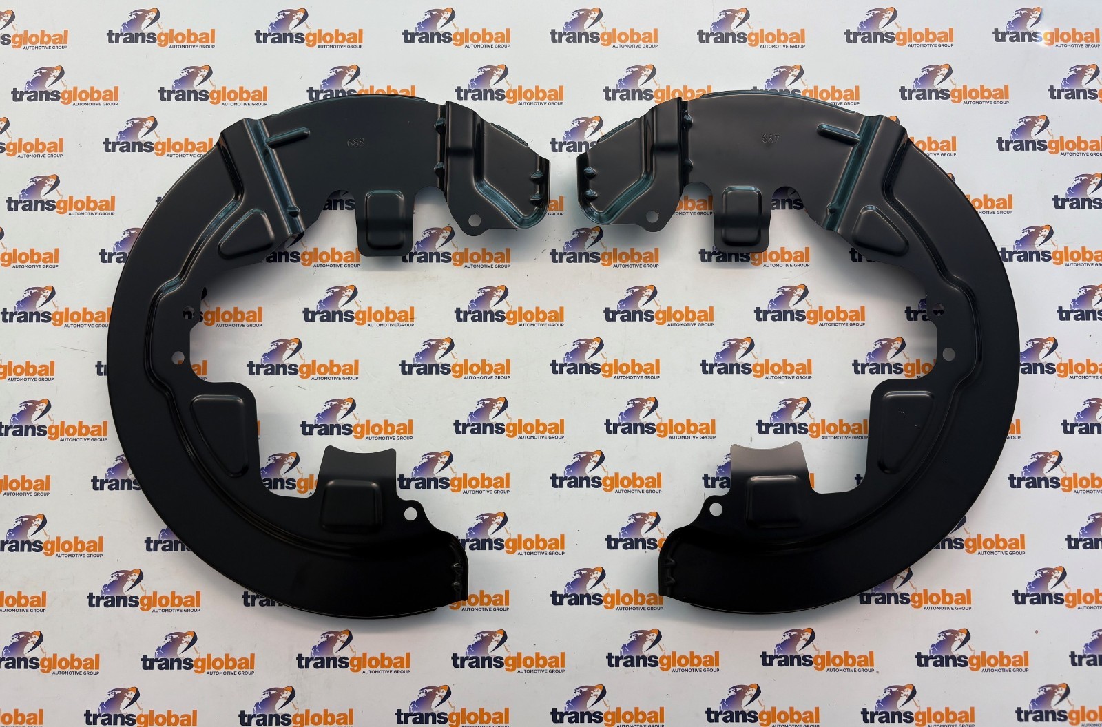 Front LH & RH Brake Disc Back Plates Shields for Land Rover Freelander 2