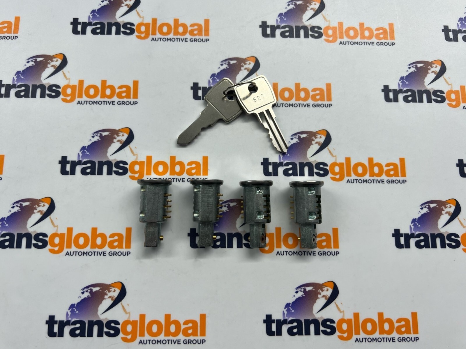 Door Lock Barrel & Matching Key Set x4 for Land Rover Defender to 2001 - MTC6505