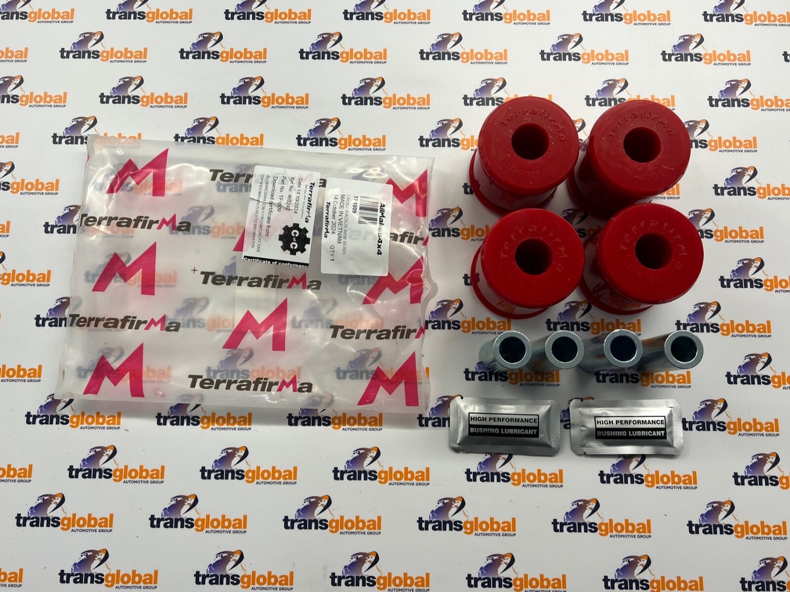 Front Polyurethane Radius Arm Axle End Bushes x4 for Land Rover Discovery 2