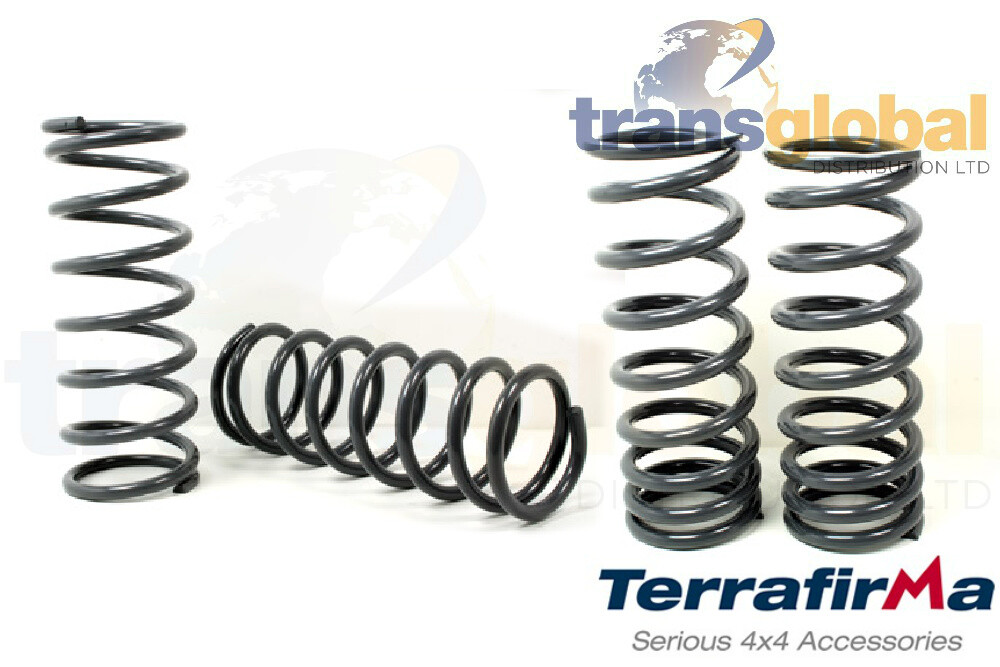 Front & Rear Medium Load +2" Lift Coil Springs for Land Rover Discovery 2