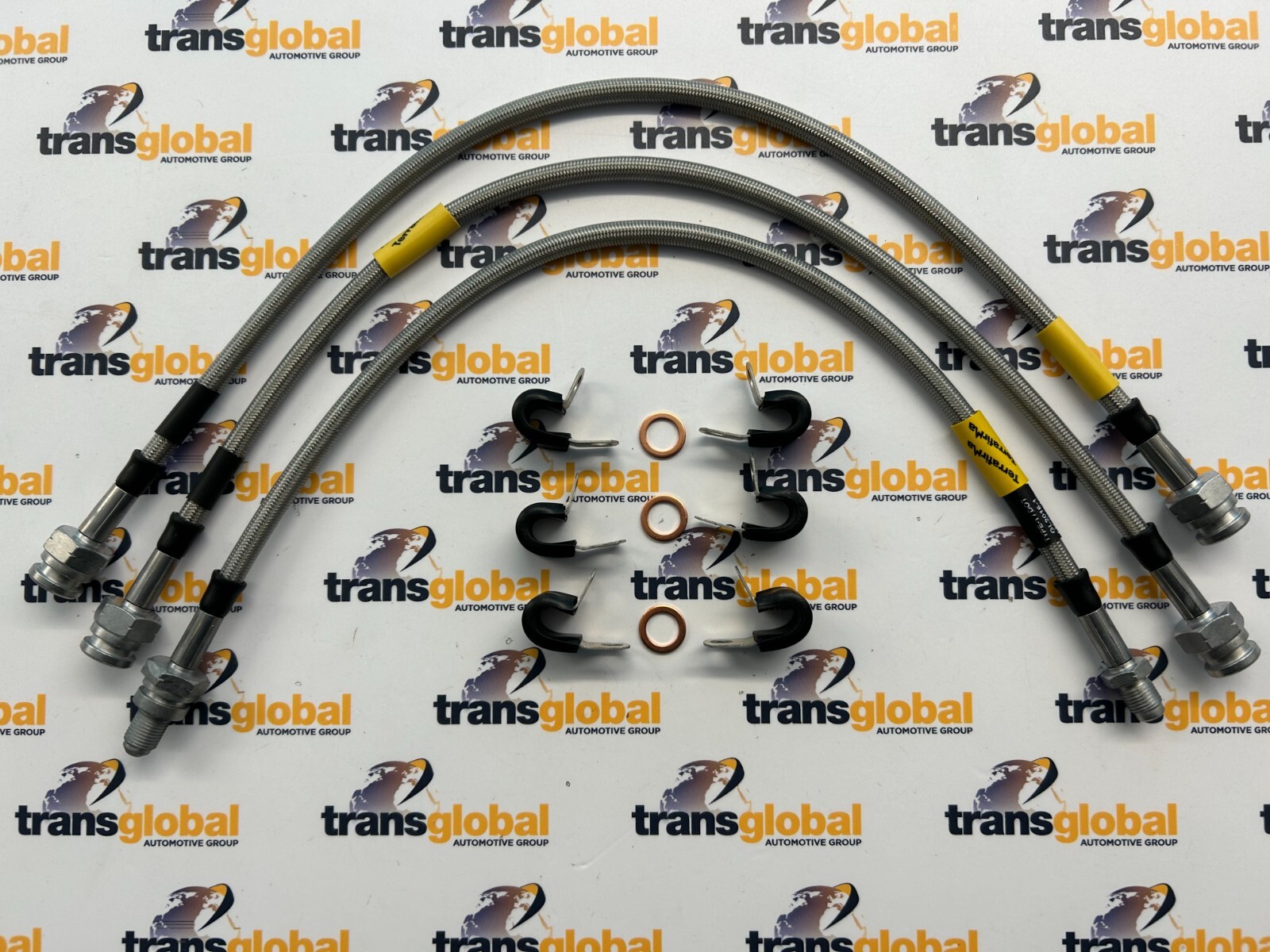 +2" Extended Brake Hose Kit for Land Rover Defender NON ABS 2004 on Goodridge