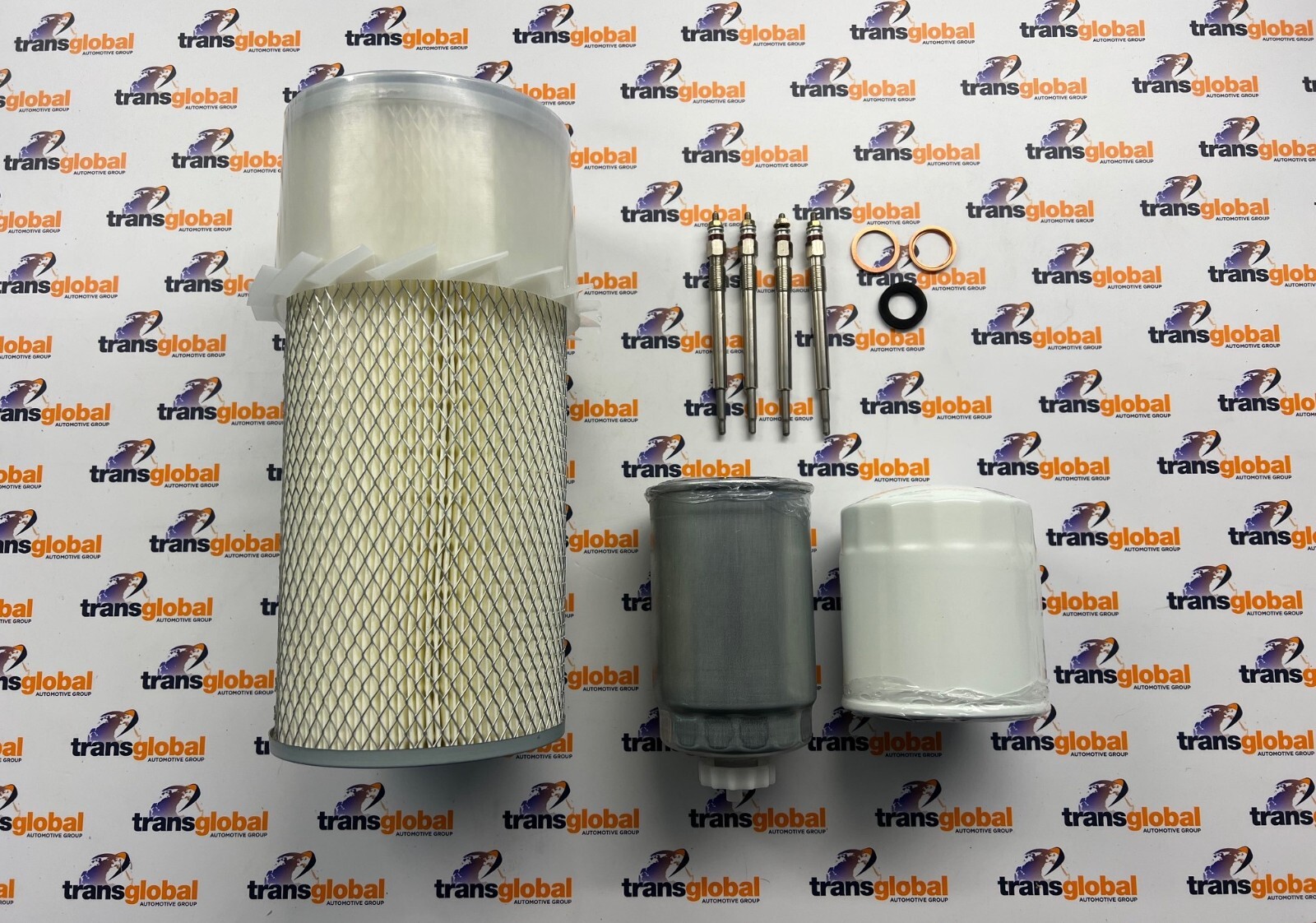 Engine Filter Service Kit with Glow Plugs for Land Rover Defender 200Tdi