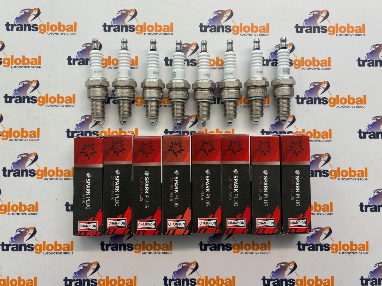 Spark Plugs x8 for Land Rover Series 2 2a 3 2.25L Petrol RTC3570 Champion