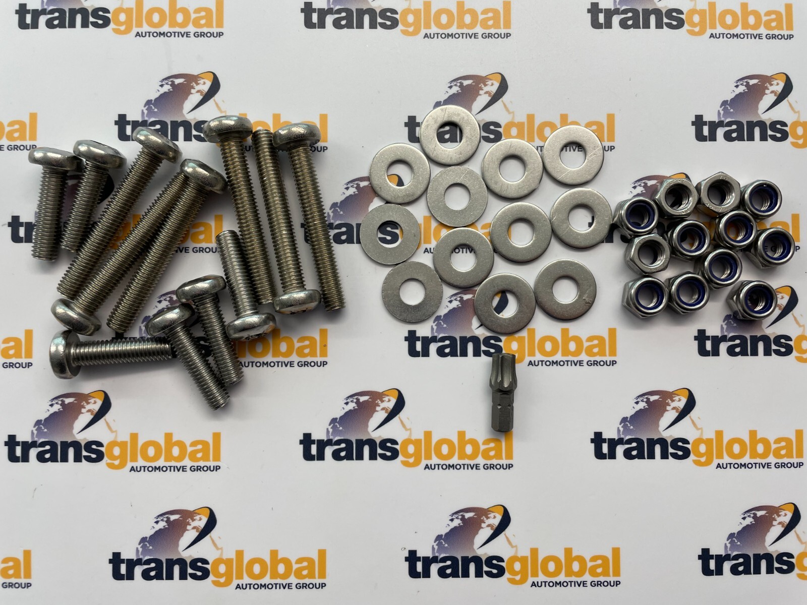 Rear Safari Door Stainless Steel Hinge Bolts for Land Rover Defender TDCi PUMA
