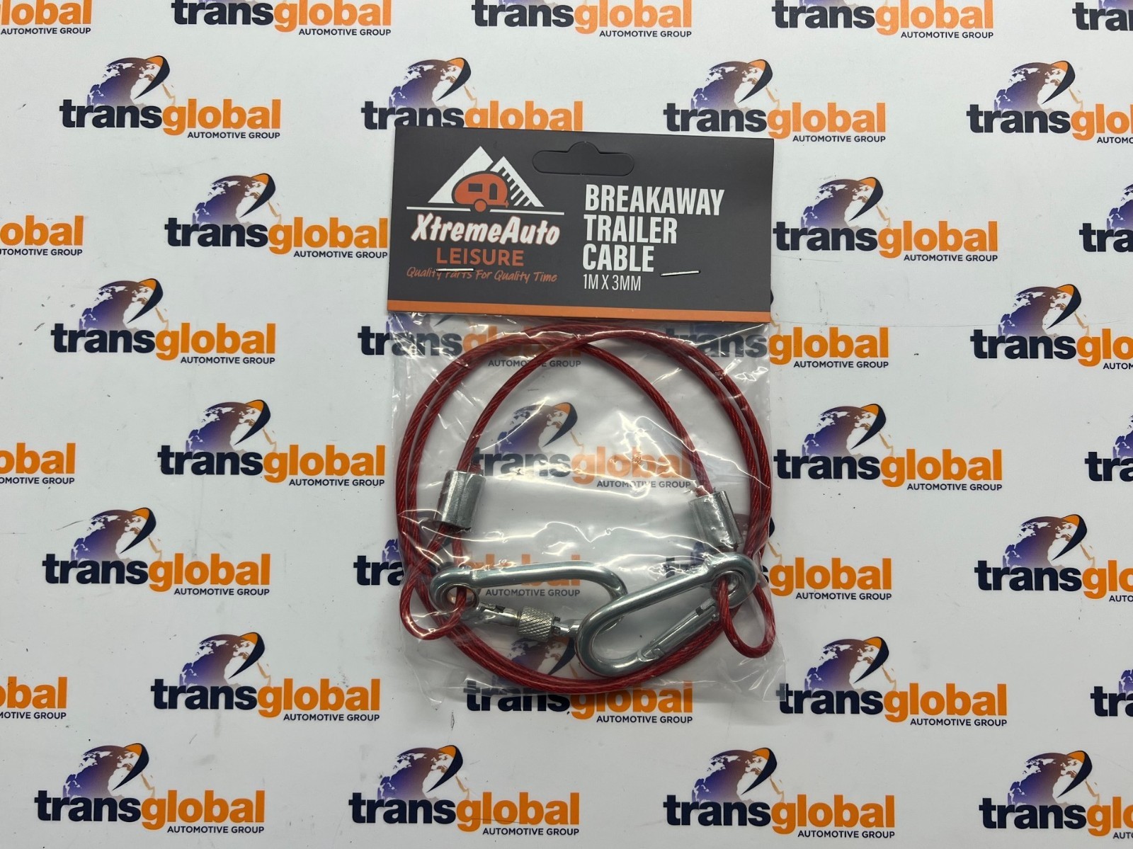 1 Metre Breakaway Cable for Trailers & Caravans High-Tensile Steel Autochoice - Image 2