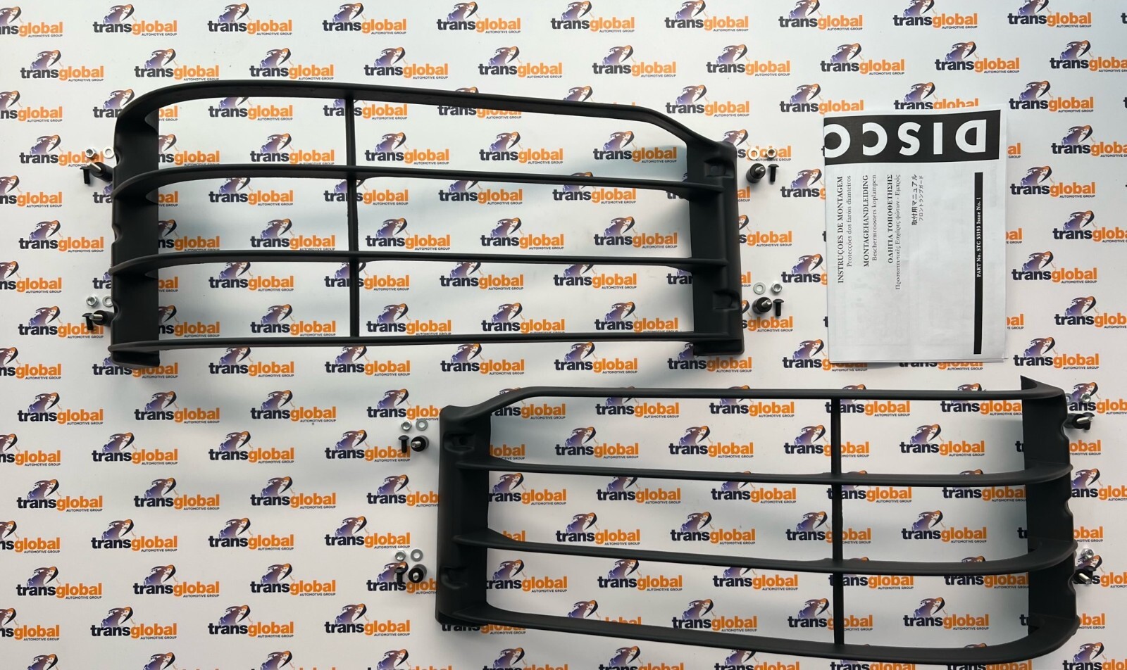 Front & Rear Light Guards for LR Discovery 2 TD5 V8 98-02 - STC53194 STC50026 - Image 3