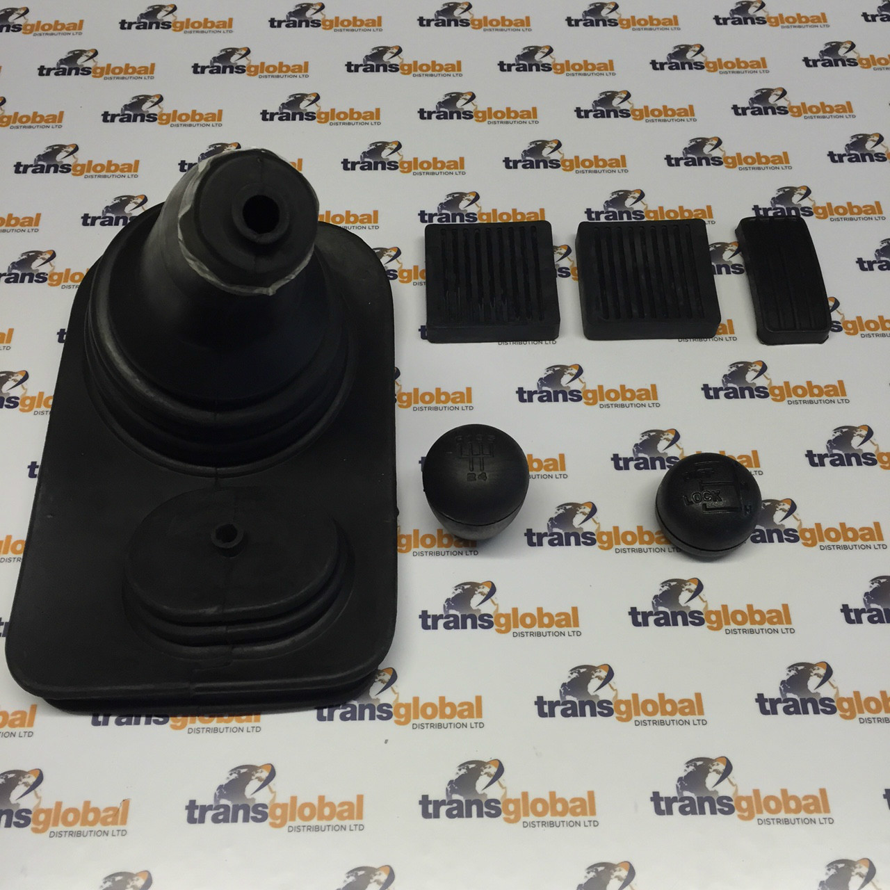 Interior Refurb Kit Pedal Rubbers Gaiters & Knobs for Land Rover 90 110
