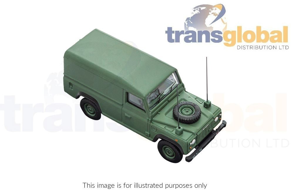 1:76 Die-Cast Land Rover Defender Military in Green Collectable Model - Image 2