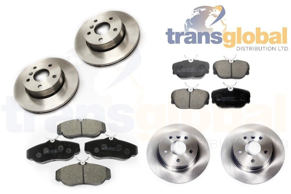 Front & Rear Brake Discs & Pads for Range Rover P38 Petrol Diesel 94-02 NTC8780