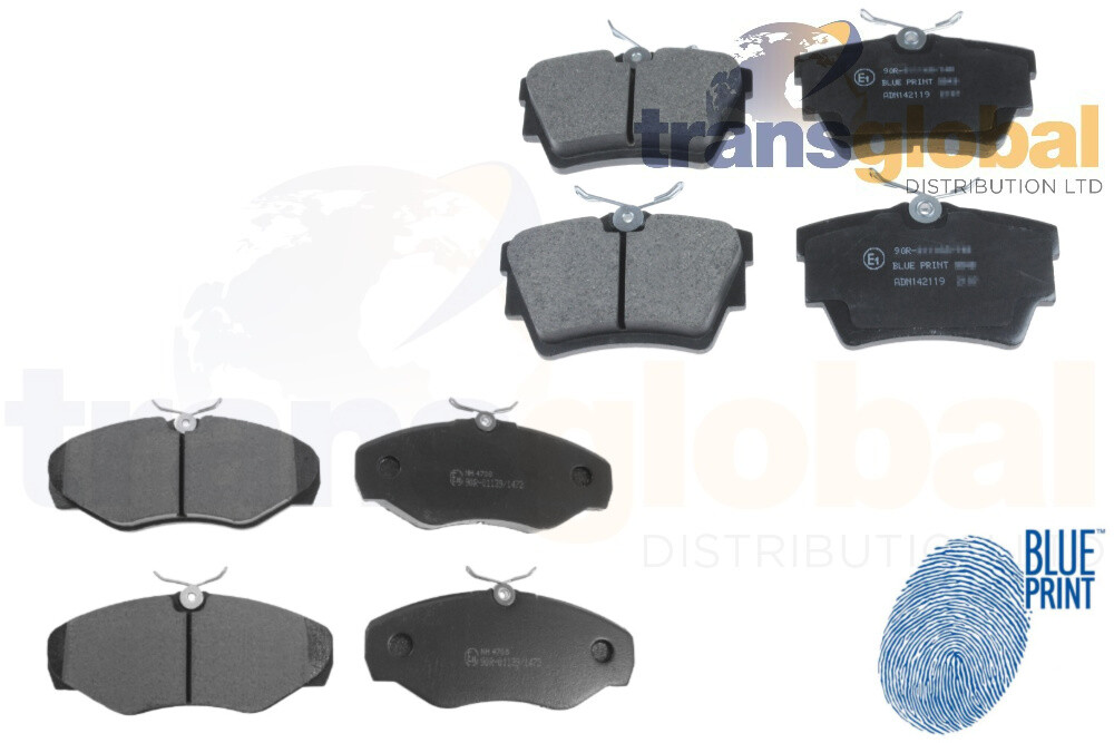 Front & Rear Brake Pads for Renault Trafic ADN142119 ADZ94224