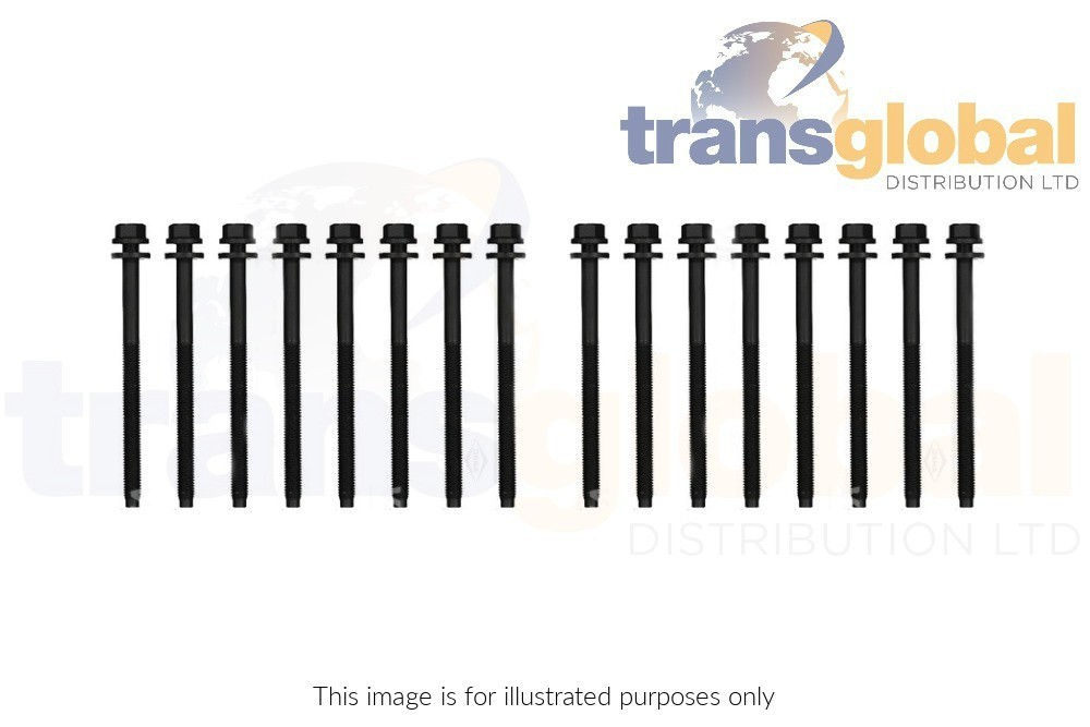 M10 Head Bolts x16 for Jag S Type X200 2.1 2.5 V6 VICTOR REINZ - Image 3