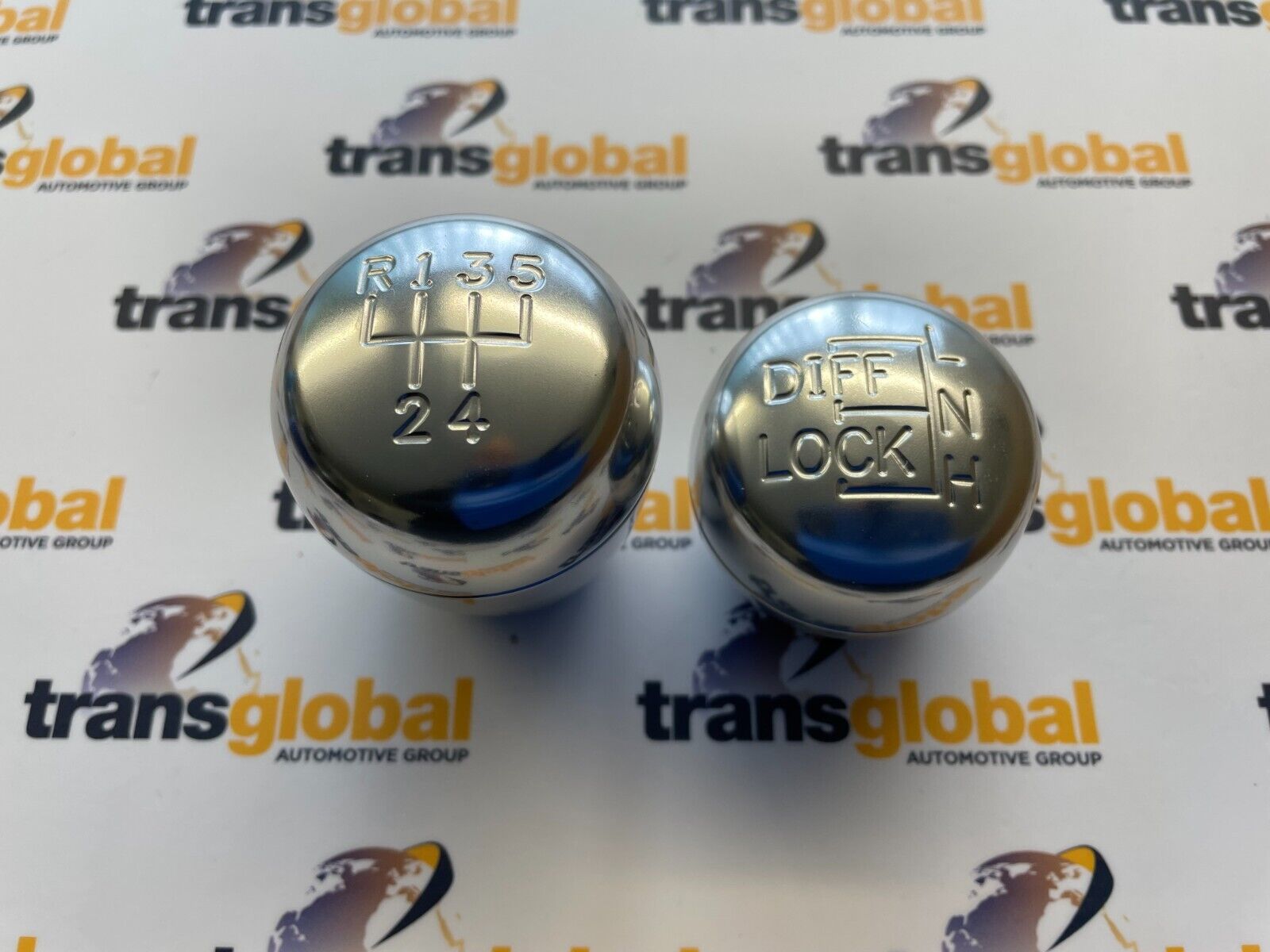 Polished Aluminium Gear Knob set for Land Rover Defender (LT77 Gearbox only)