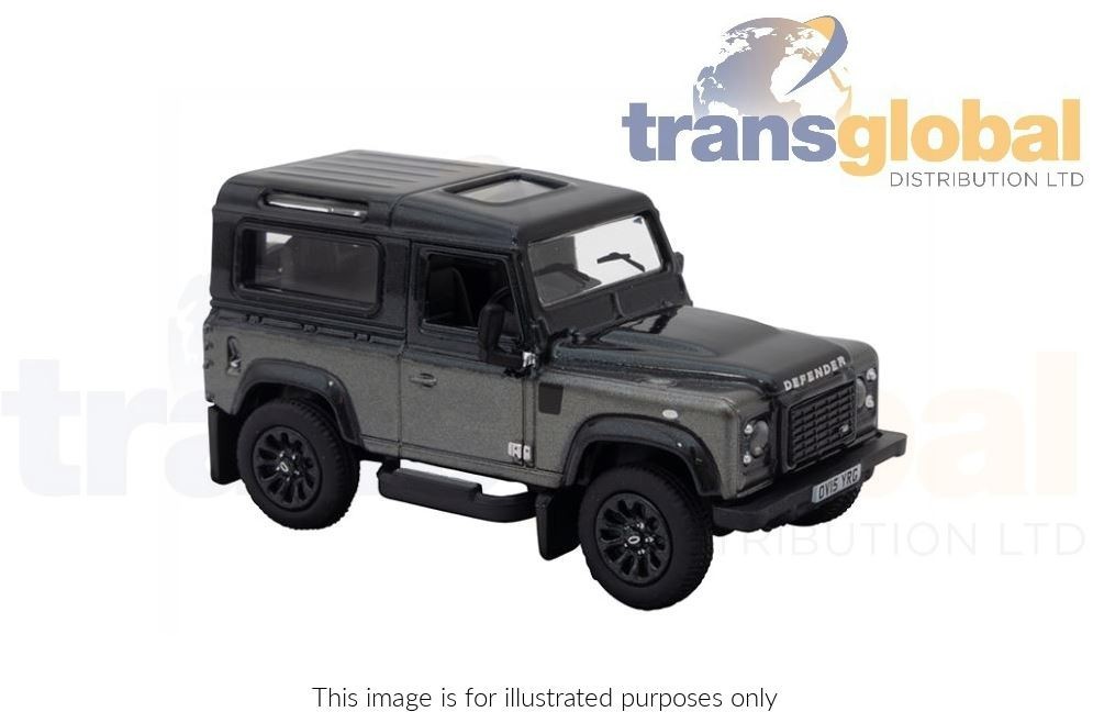 1:76 Die-Cast Land Rover Defender 90 Corris Grey Autobiography Collectable Model - Image 3