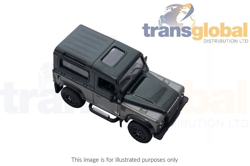 1:76 Die-Cast Land Rover Defender 90 Corris Grey Autobiography Collectable Model - Image 4