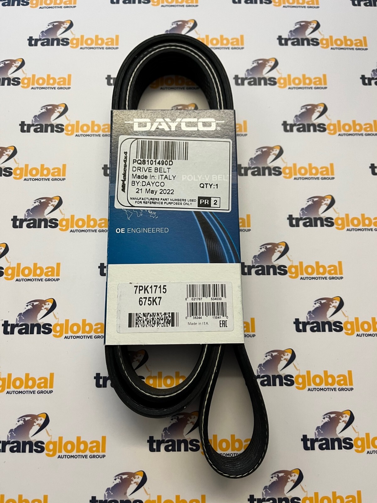Drive Fan Belt for Land Rover Defender TD5 98-06 Non Air Con AC DAYCO PQS101490 - Image 3