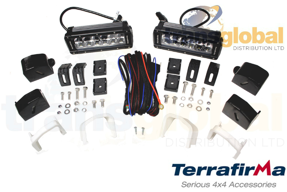 Front Grille LED Light Kit for Land Rover Discovery 4 09-13 Terrafirma TF7006