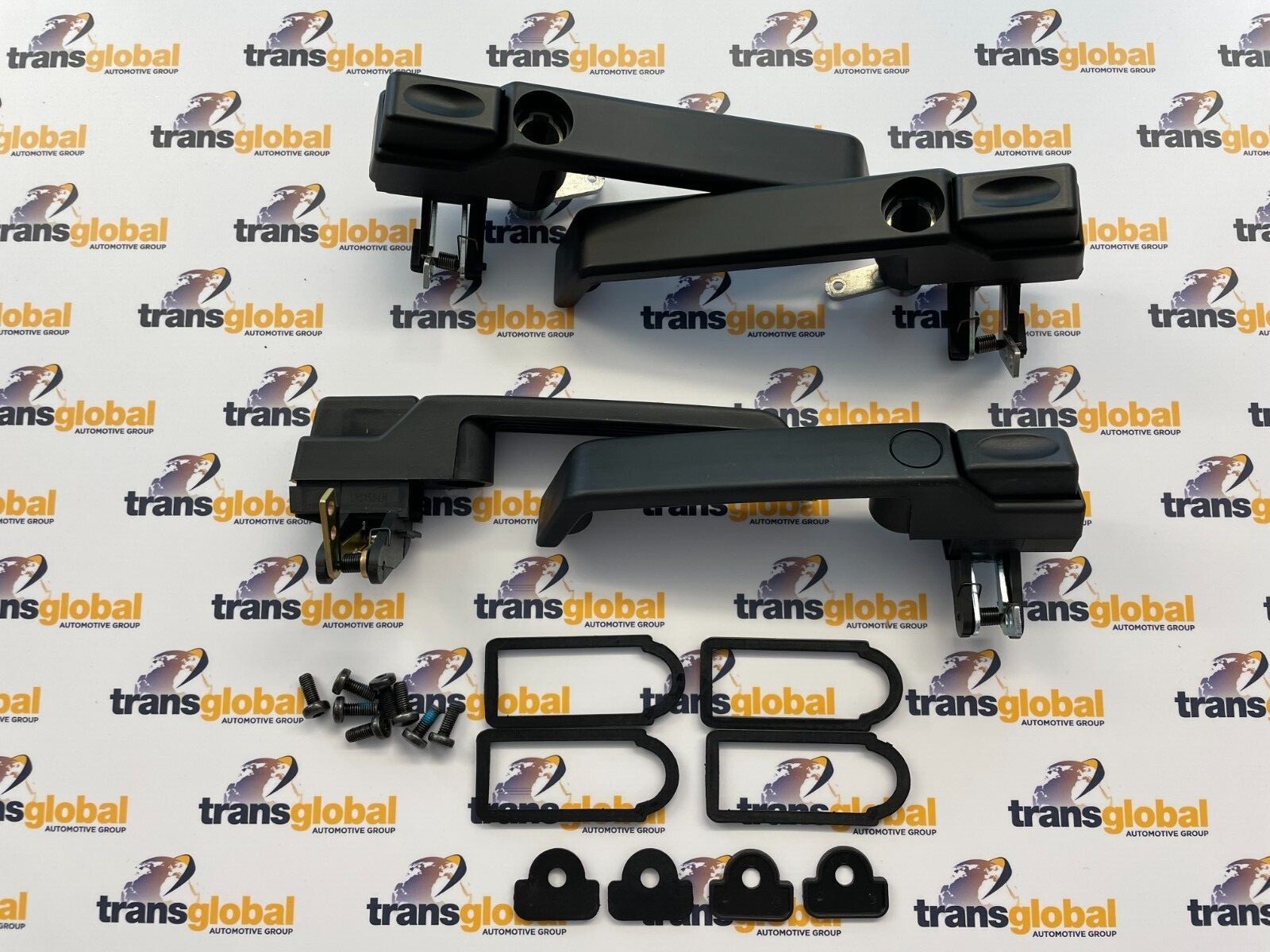 Front Rear L&R Door Handle & Screws Set for 02-16 Land Rover Defender 110